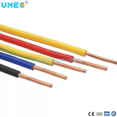 450/750v IEC 60227 01 πρότυπο 1x4mm2-1/2.22mm PVC πάχος 0,8mm Ηλεκτρικά καλώδια