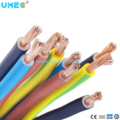 450/750v IEC 60227 01 πρότυπο 1x4mm2-7/0,84mm PVC πάχος 0,8mm Ηλεκτρικά καλώδια