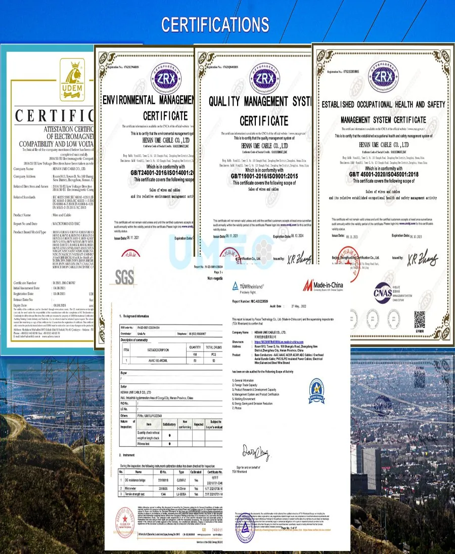 ABC Καλώδια BS 7870 2x25mm²/4x50mm² Αγωγός Αλουμινίου Μόνωση XLPE 3